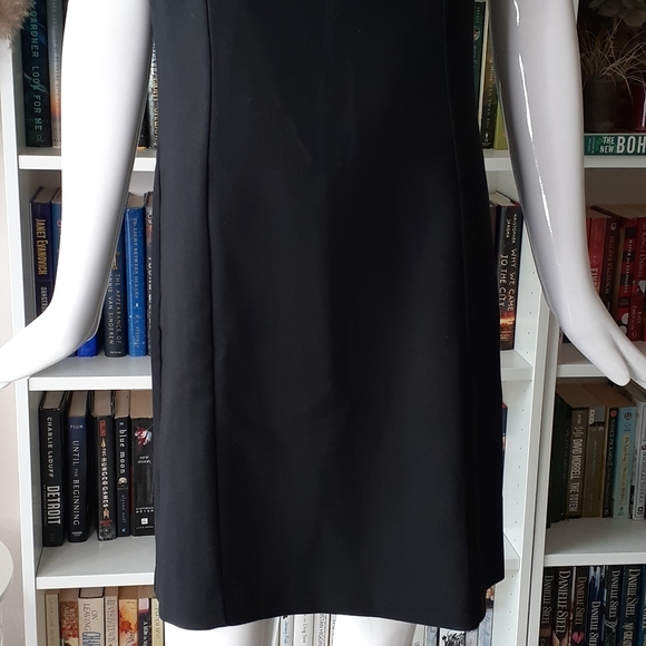 LOFT boxy fit fall black dress - Picture 3 of 12
